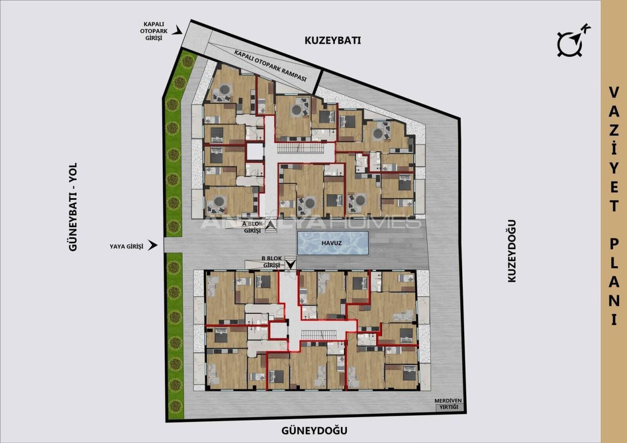 Apartamento en Antalya, Turquia, 45 m² - imagen 12