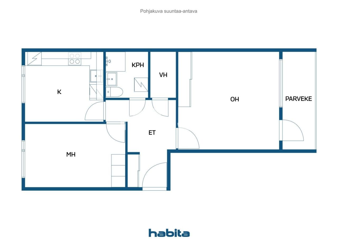 Appartement à Lahti, Finlande, 57.5 m² - image 2