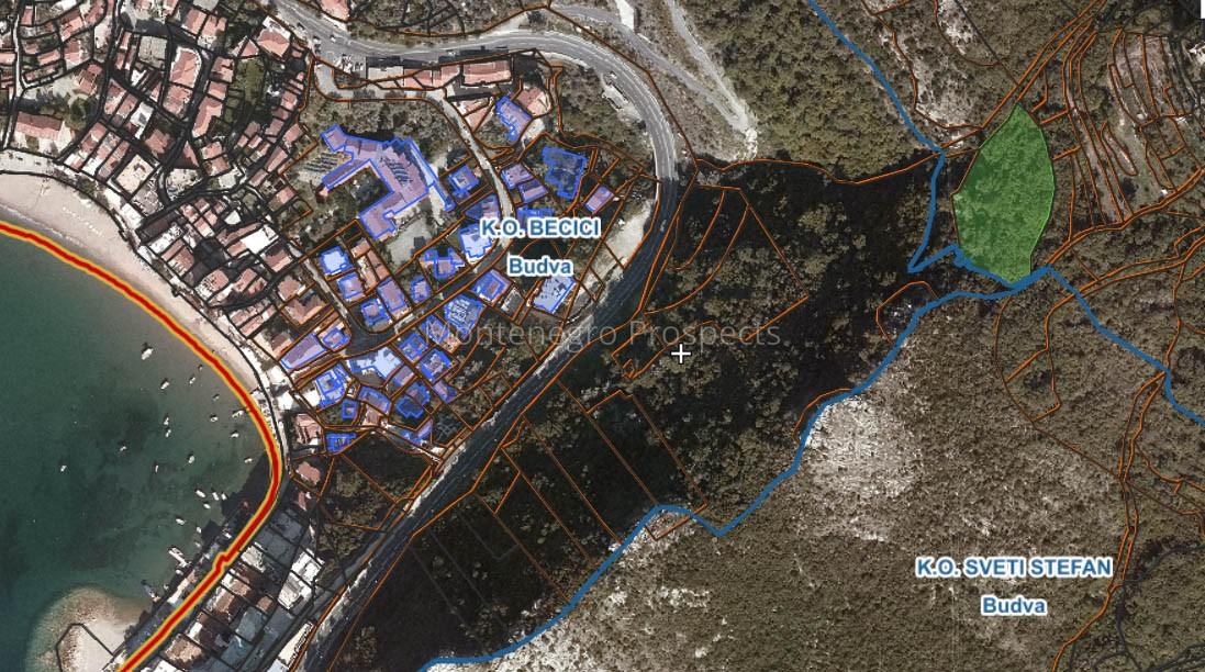 Land in Rafailovici, Montenegro, 1 812 m² - picture 1