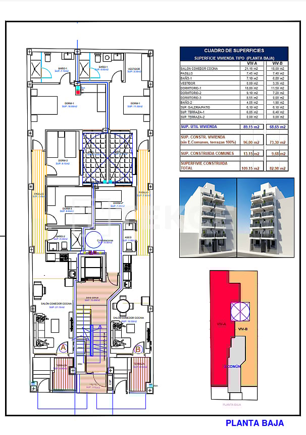 Appartamenti a Torrevieja, Spagna, 99 m² - foto 13