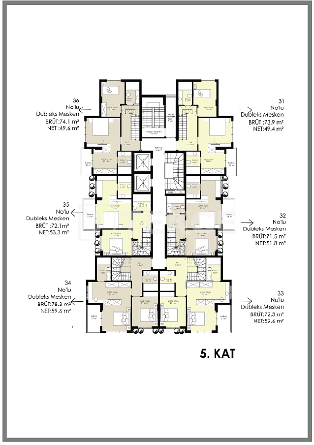 Apartamento en Alanya, Turquia, 73 m² - imagen 19
