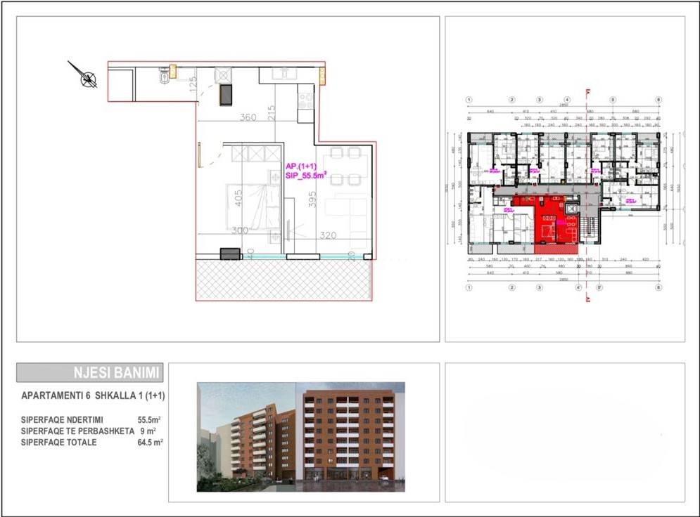 Apartment in Vlore, Albania, 55 m² - picture 2