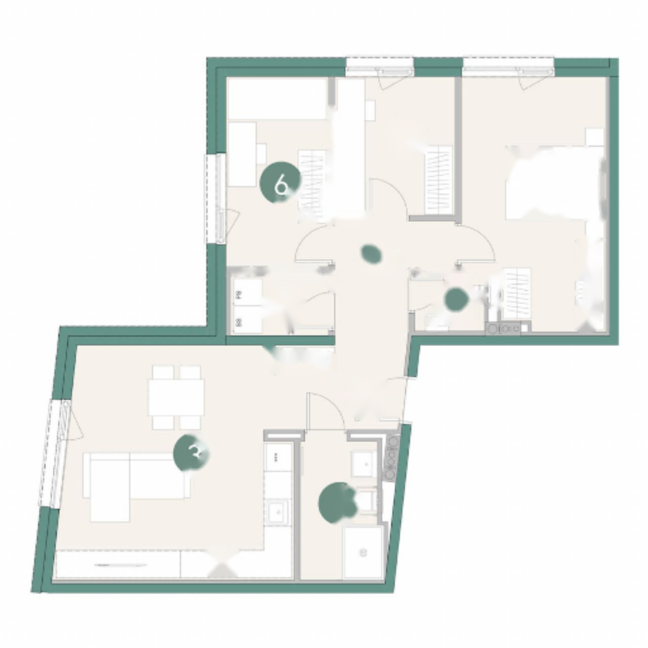 Flat in Ljubljana, Slovenia, 82 m² - picture 4