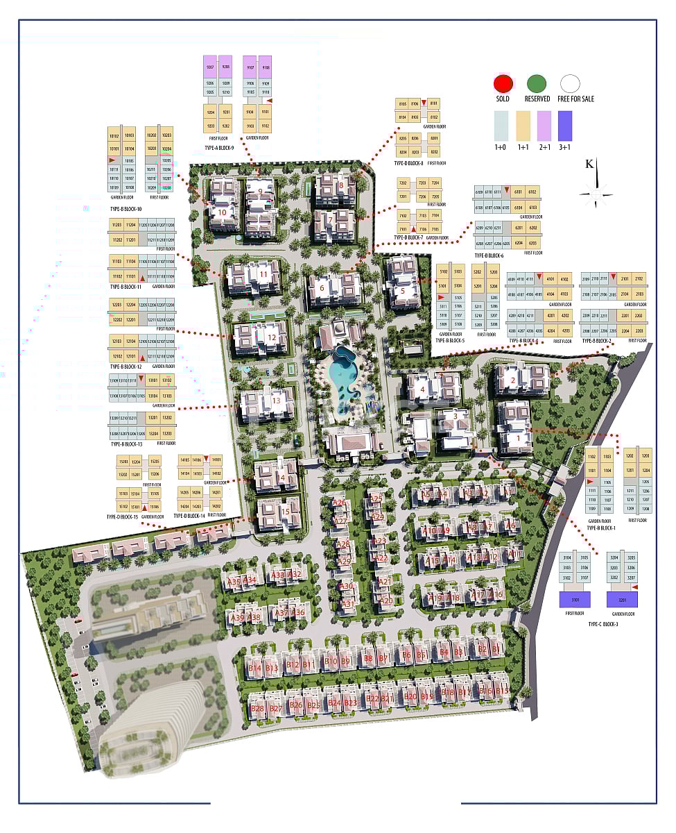 Appartamenti a İskele, Cipro, 131 m² - foto 12