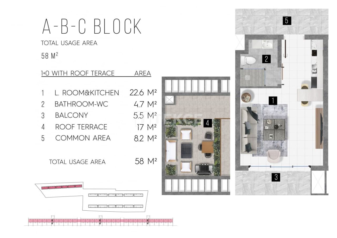 Appartement à Gazimağusa, Chypre, 98 m² - image 16