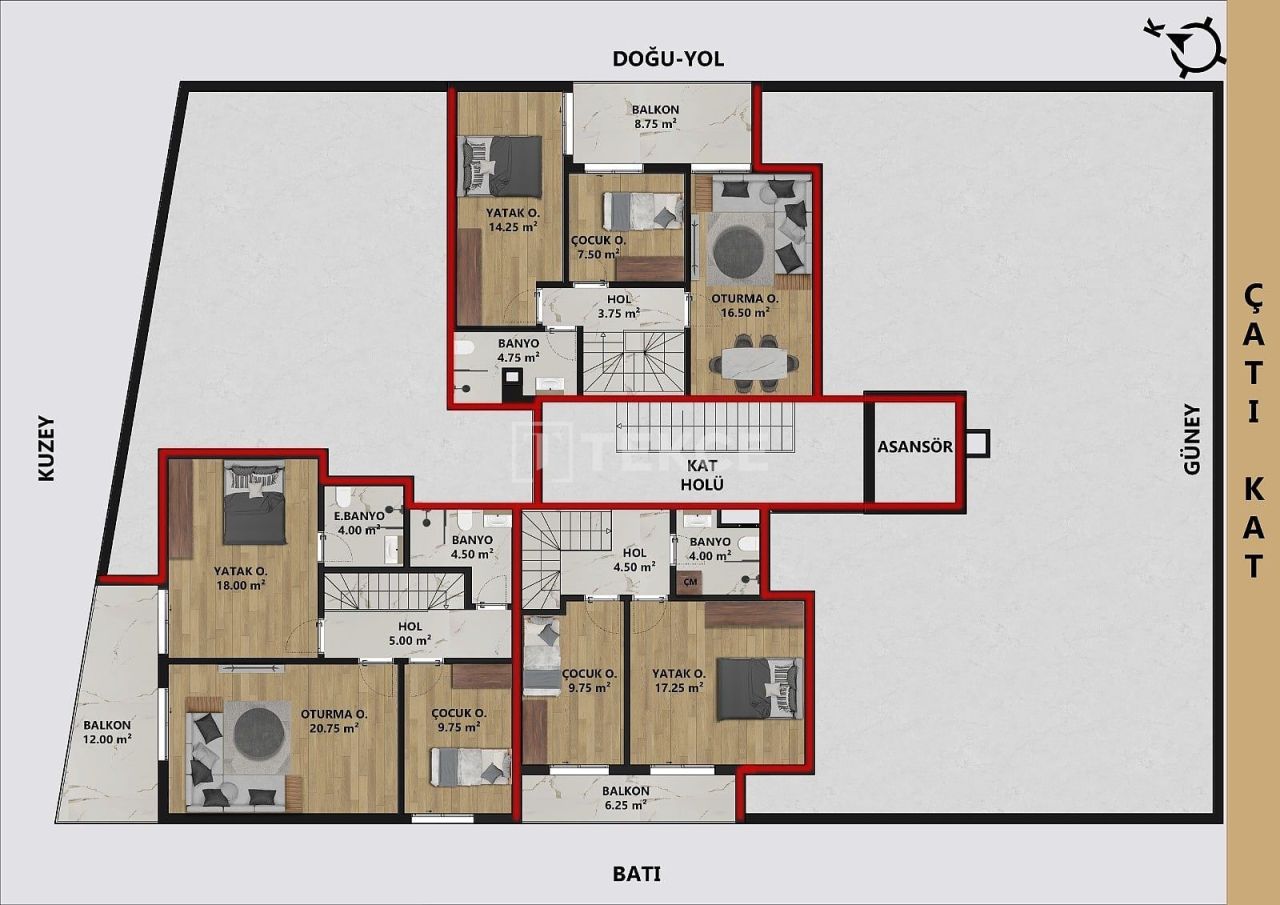 Appartement à Antalya, Turquie, 45 m² - image 17