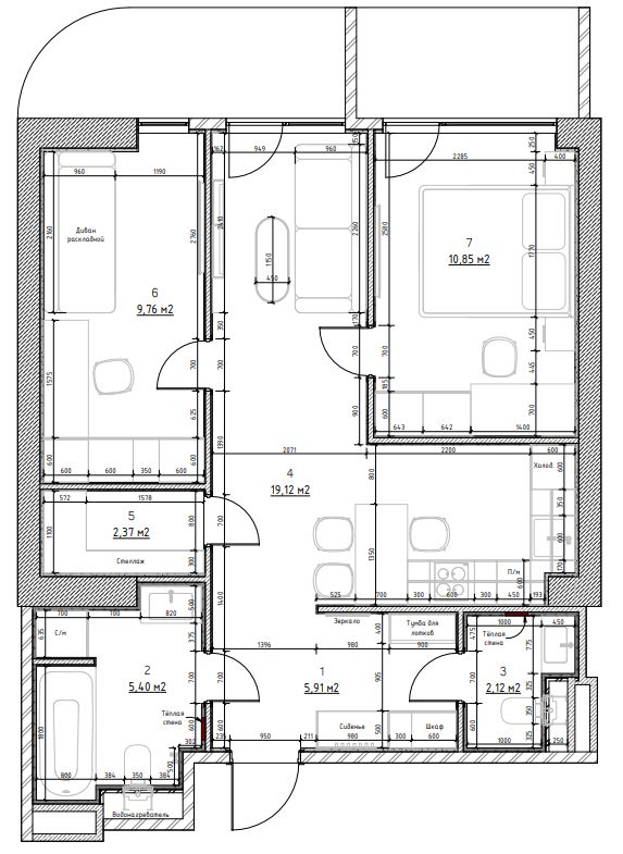 Flat in Batumi, Georgia, 74 m² - picture 11
