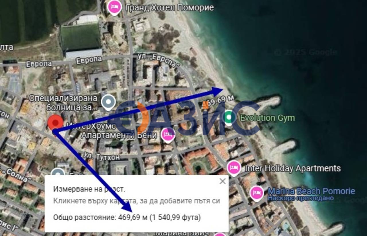 Apartment in Pomorie, Bulgarien, 76.6 m² - Foto 13