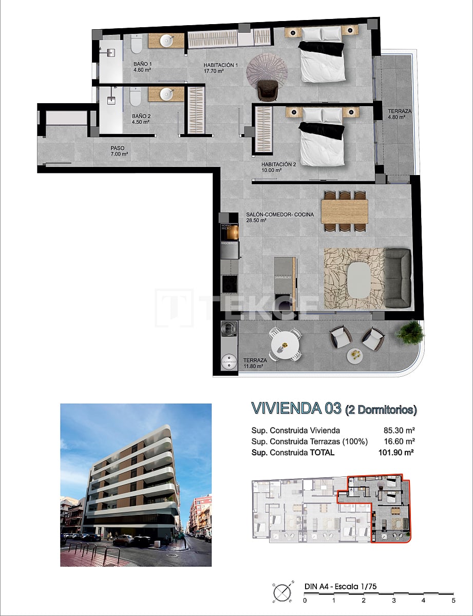 Apartamento en Santa Pola, España, 95 m² - imagen 16