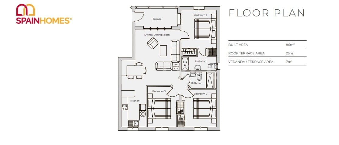 Attico a Pulpi, Spagna, 72 m² - foto 17