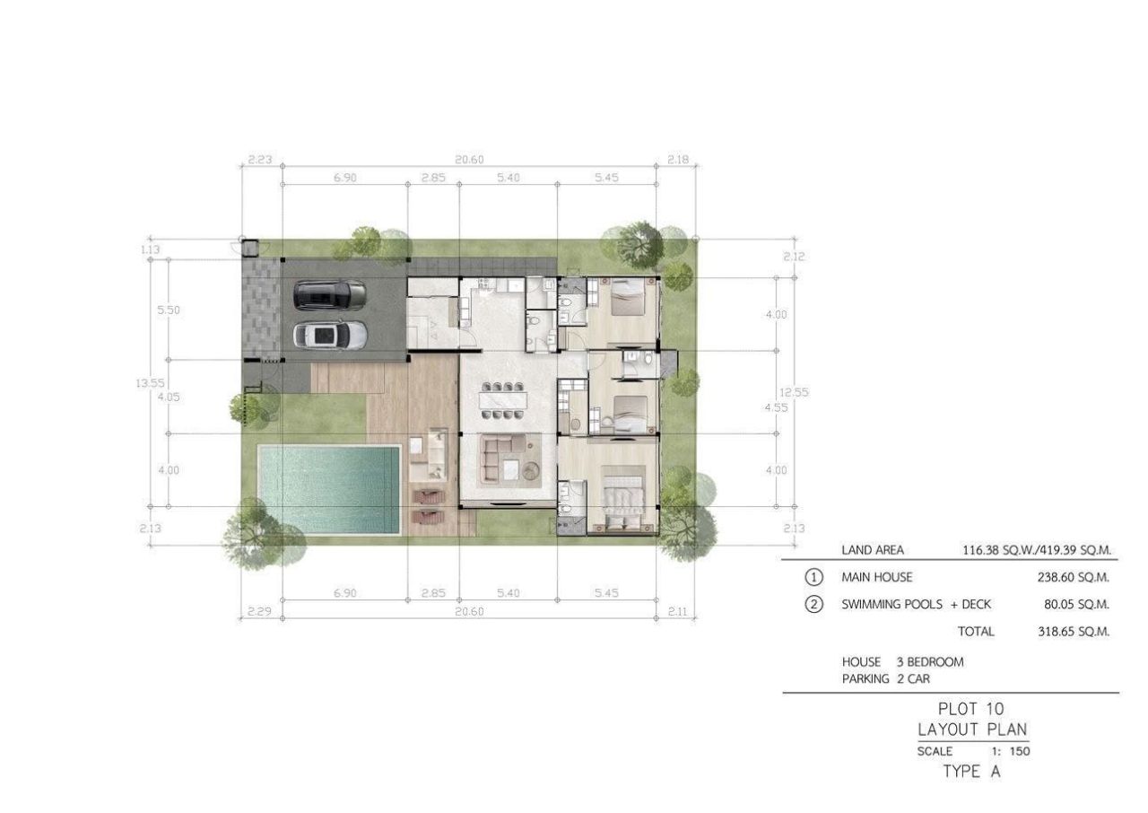 Villa in Pattaya, Thailand, 314 m² - Foto 2