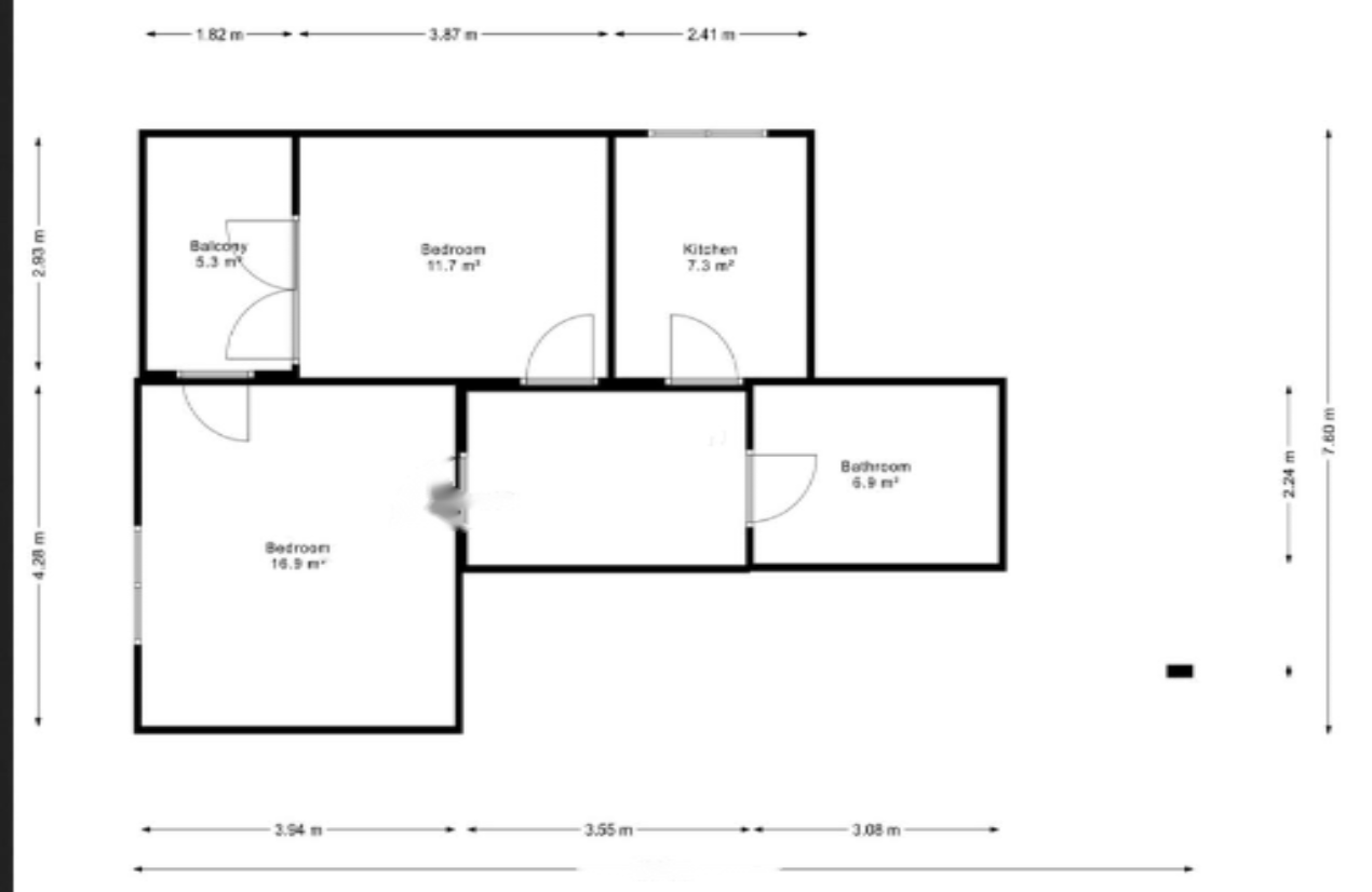 Wohnung in Ljubljana, Slowenien, 60 m² - Foto 2