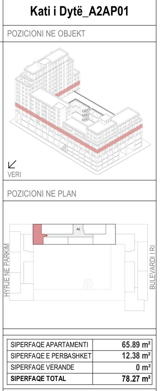 Piso en Tirana, Albania, 80 m² - imagen 12