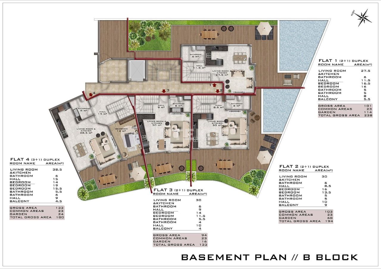 Apartamento en Alanya, Turquia, 52 m² - imagen 16
