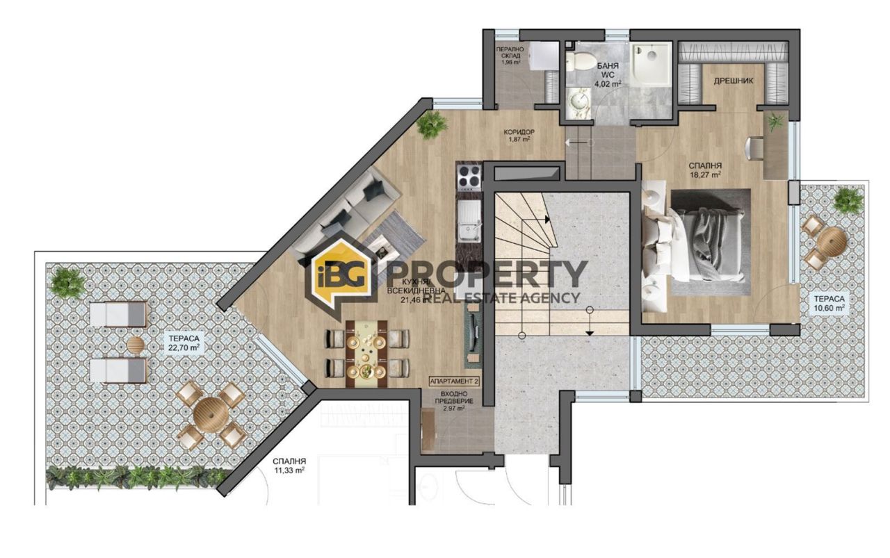 Appartement à Byala, Bulgarie, 84 m² - image 2