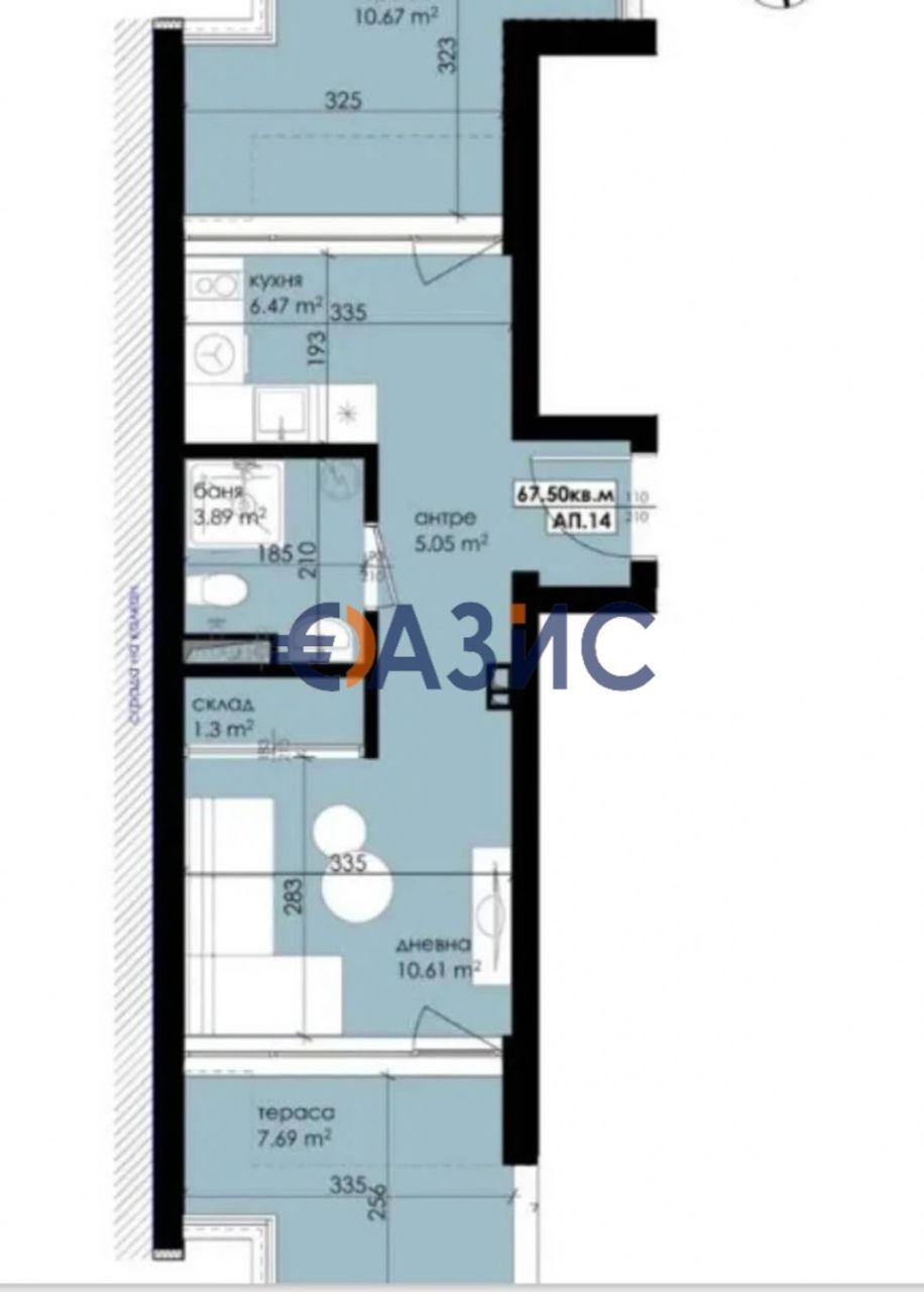 Apartment in Sozopol, Bulgaria, 67.5 m² - picture 4