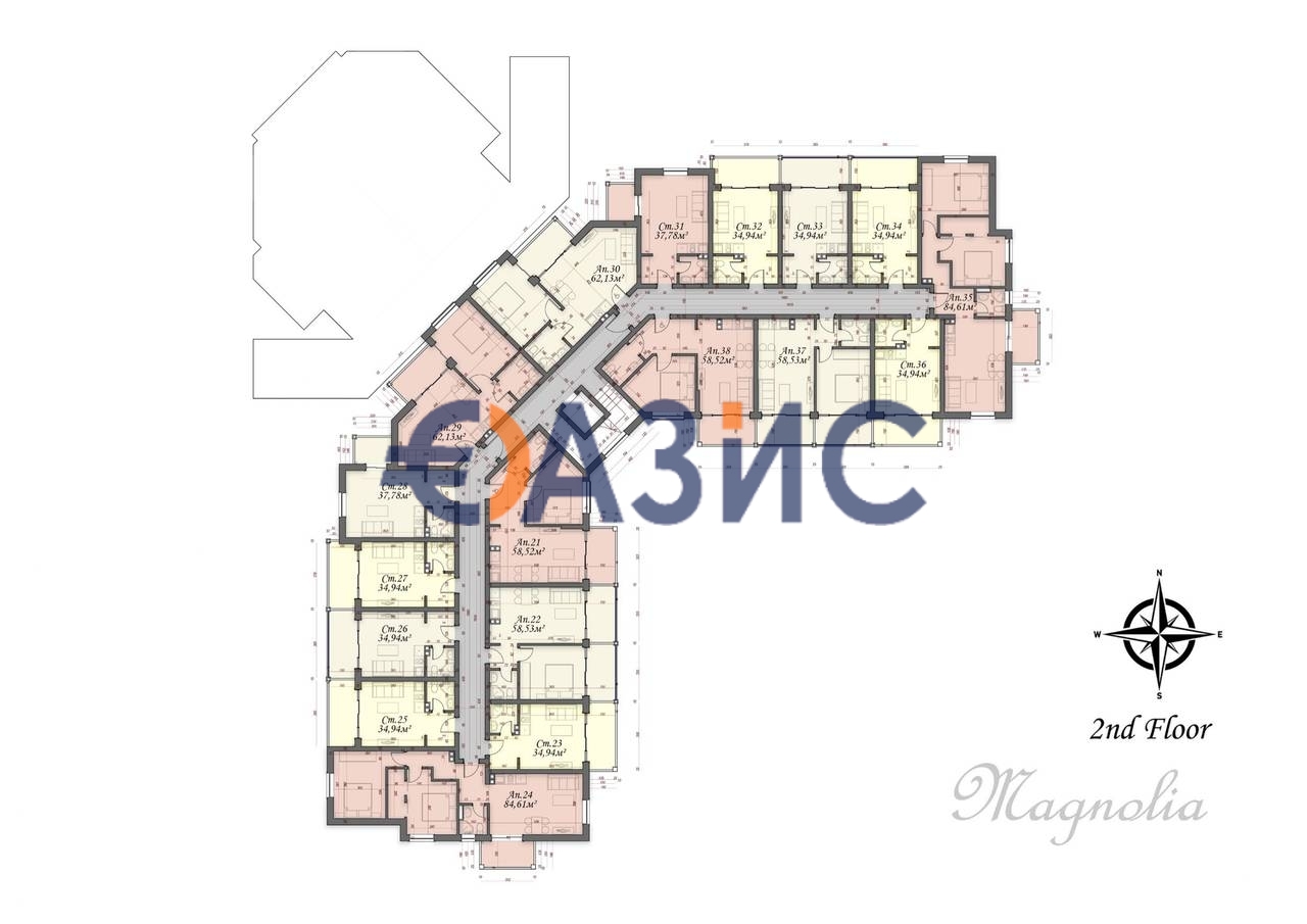Appartement à Slantchev Briag, Bulgarie, 34.9 m² - image 12