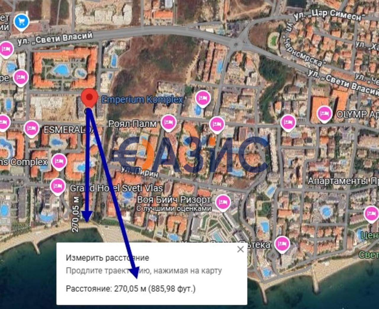 Apartamento en Sveti Vlas, Bulgaria, 35.3 m² - imagen 12