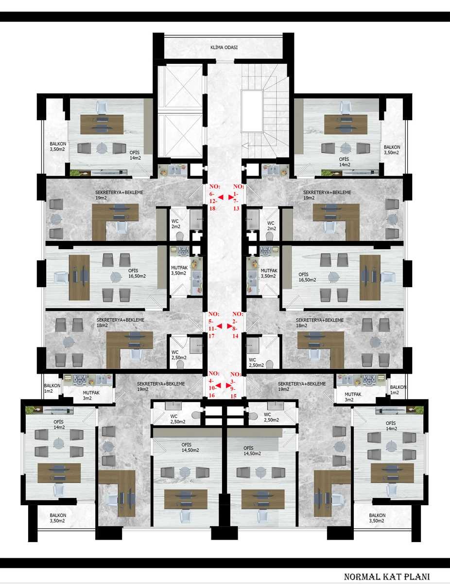 Propiedad comercial en Alanya, Turquia, 43 m² - imagen 15