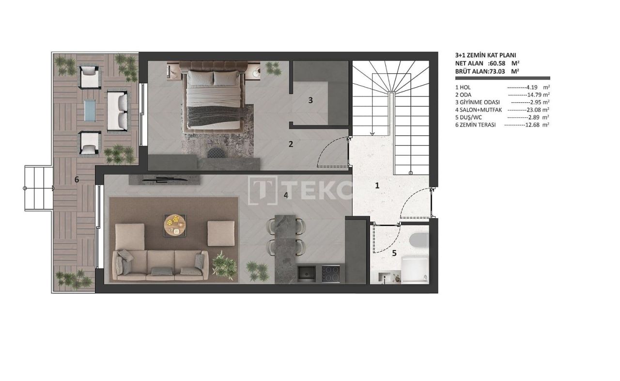 Appartamenti a Antalya, Turchia, 80 m² - foto 10