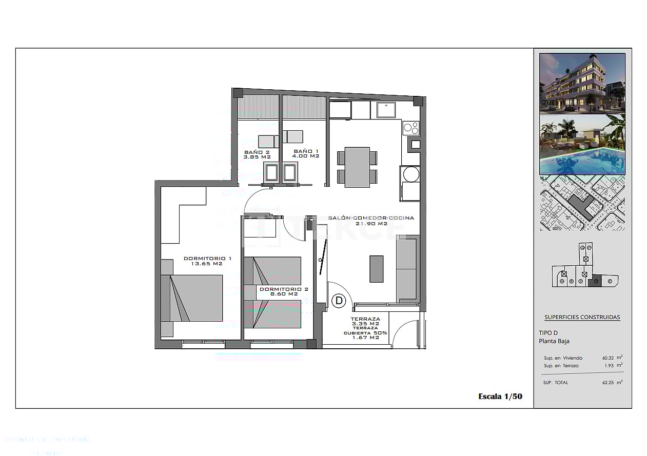 Appartement à Santa Pola, Espagne, 53 m² - image 11