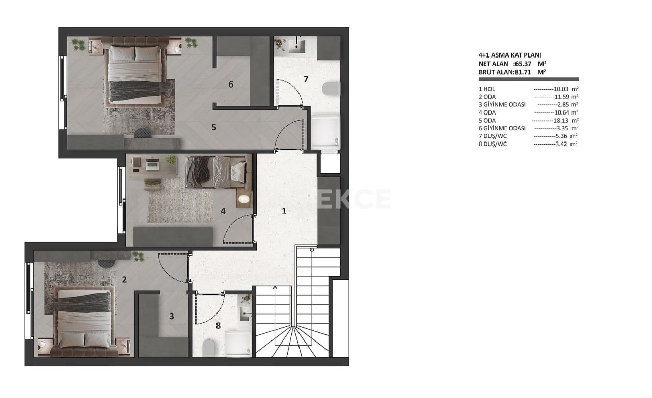Apartment in Antalya, Türkei, 53 m² - Foto 12