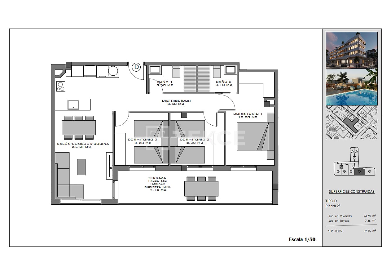 Apartment in Santa Pola, Spain, 63 m² - picture 19
