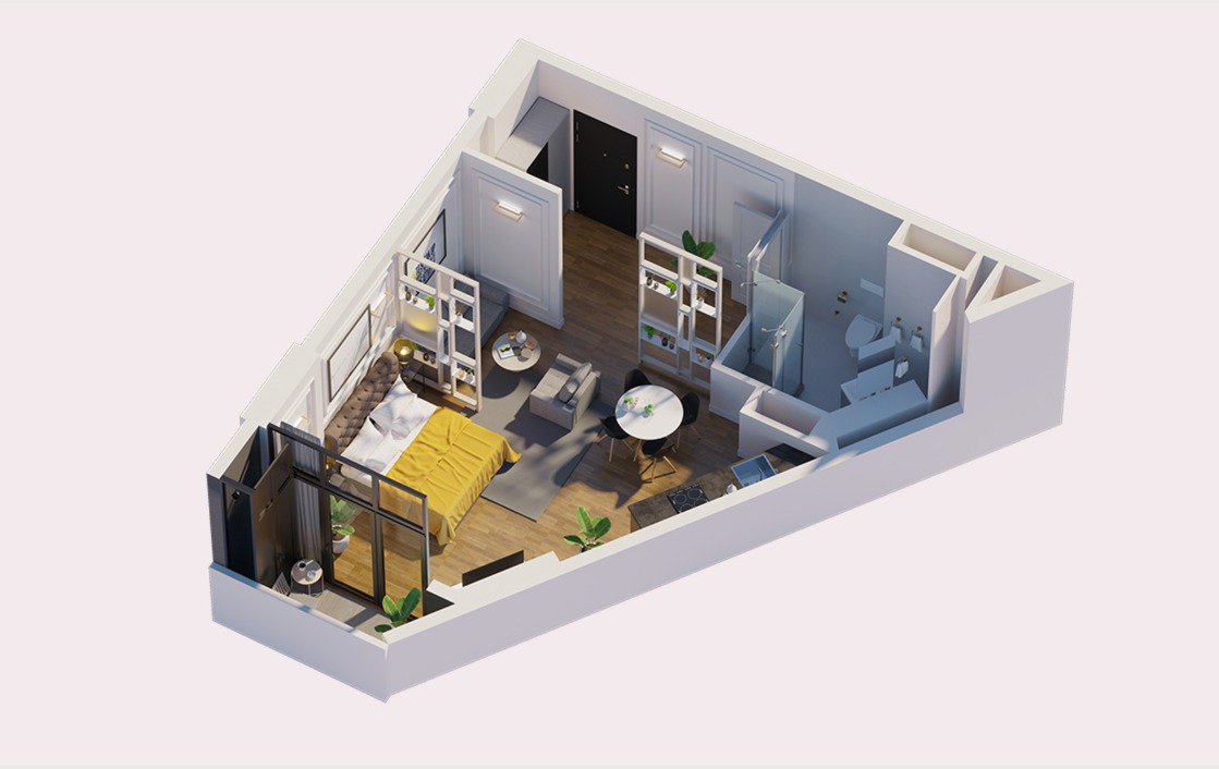 Flat in Batumi, Georgia, 41.48 m² - picture 4