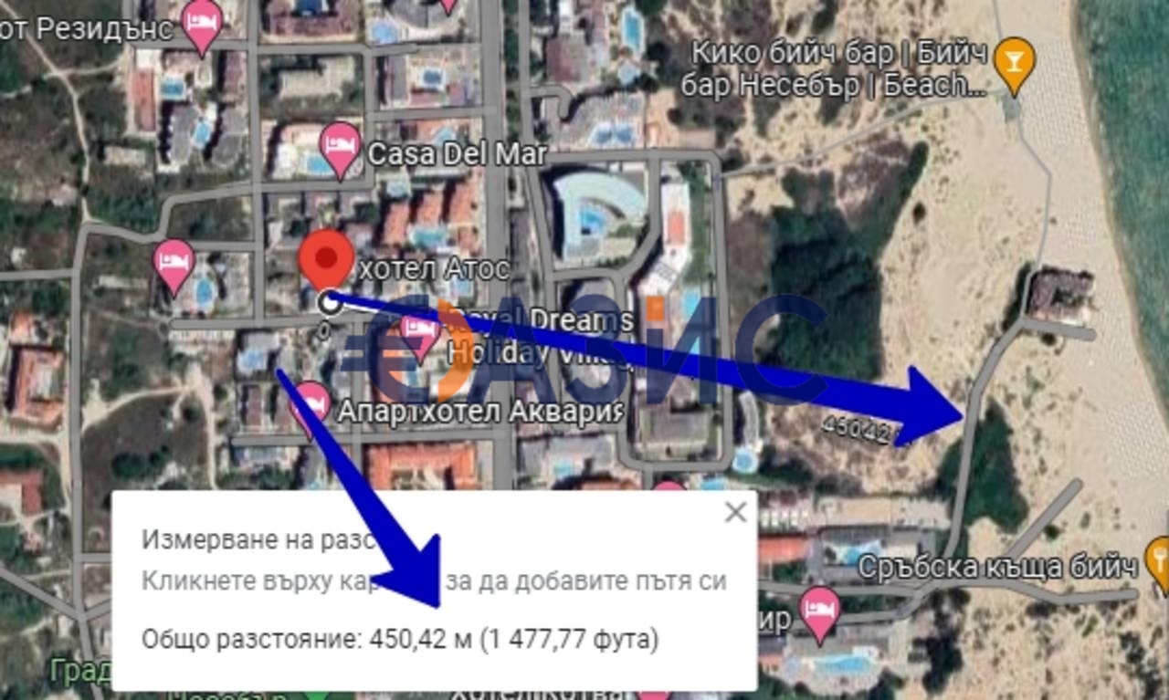 Appartamenti a Spiaggia assolata, Bulgaria, 46.8 m² - foto 19