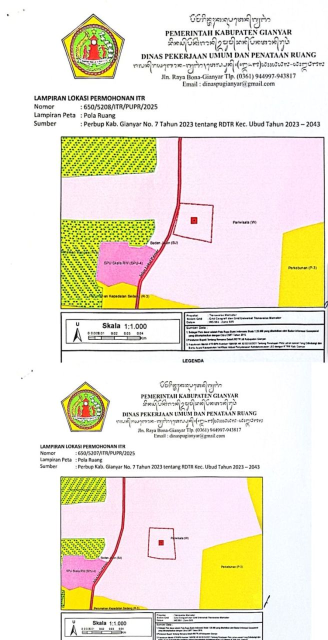 Grundstück in Ubud, Indonesien, 1 000 m² - Foto 17