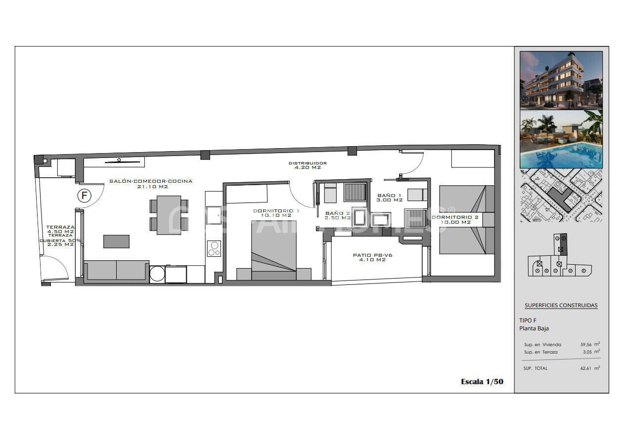 Appartement à Santa Pola, Espagne, 87 m² - image 8