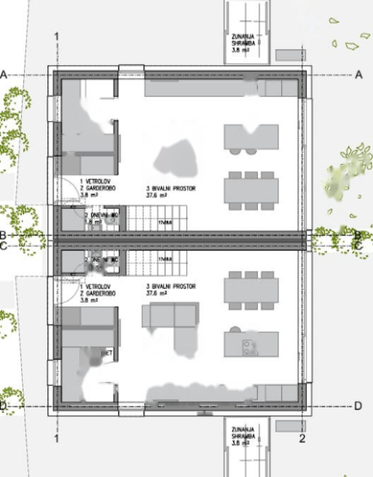 Grundstück in Ljubljana, Slowenien, 500 m² - Foto 1