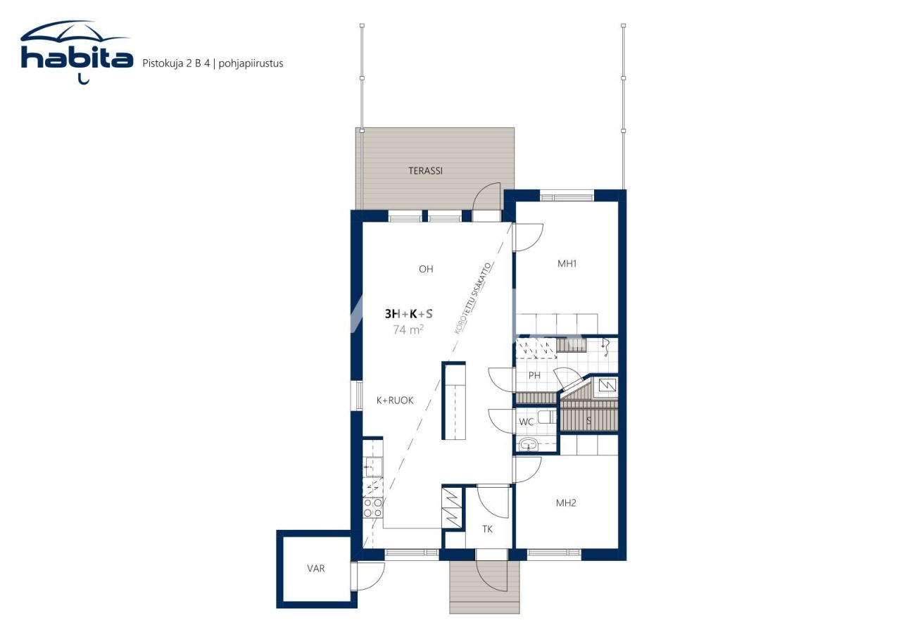 Appartamento Tornio, Finlandia, 74 m² - foto 2