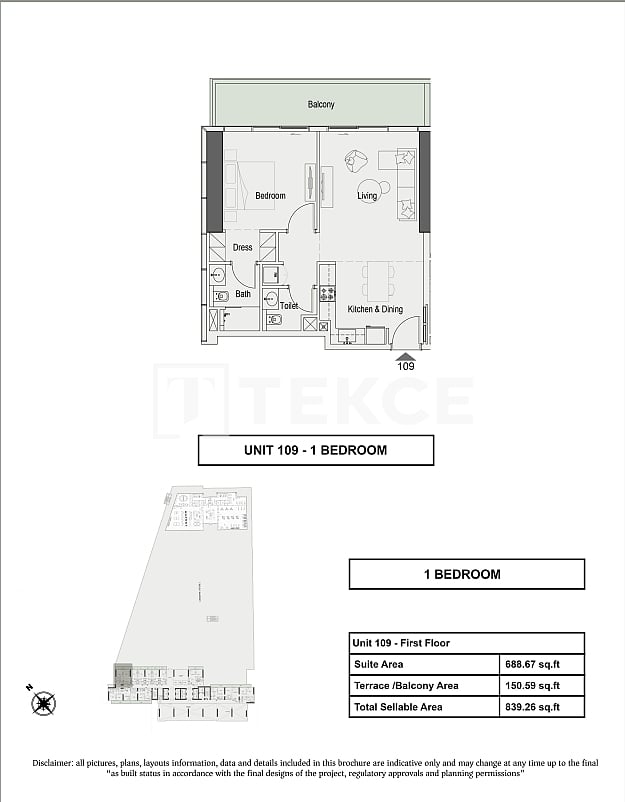 Apartment in Dubai, VAE, 41 m² - Foto 15