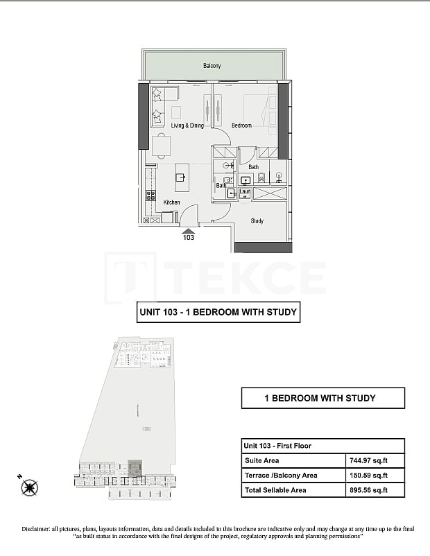 Appartamenti a Dubai, EAU, 105 m² - foto 19