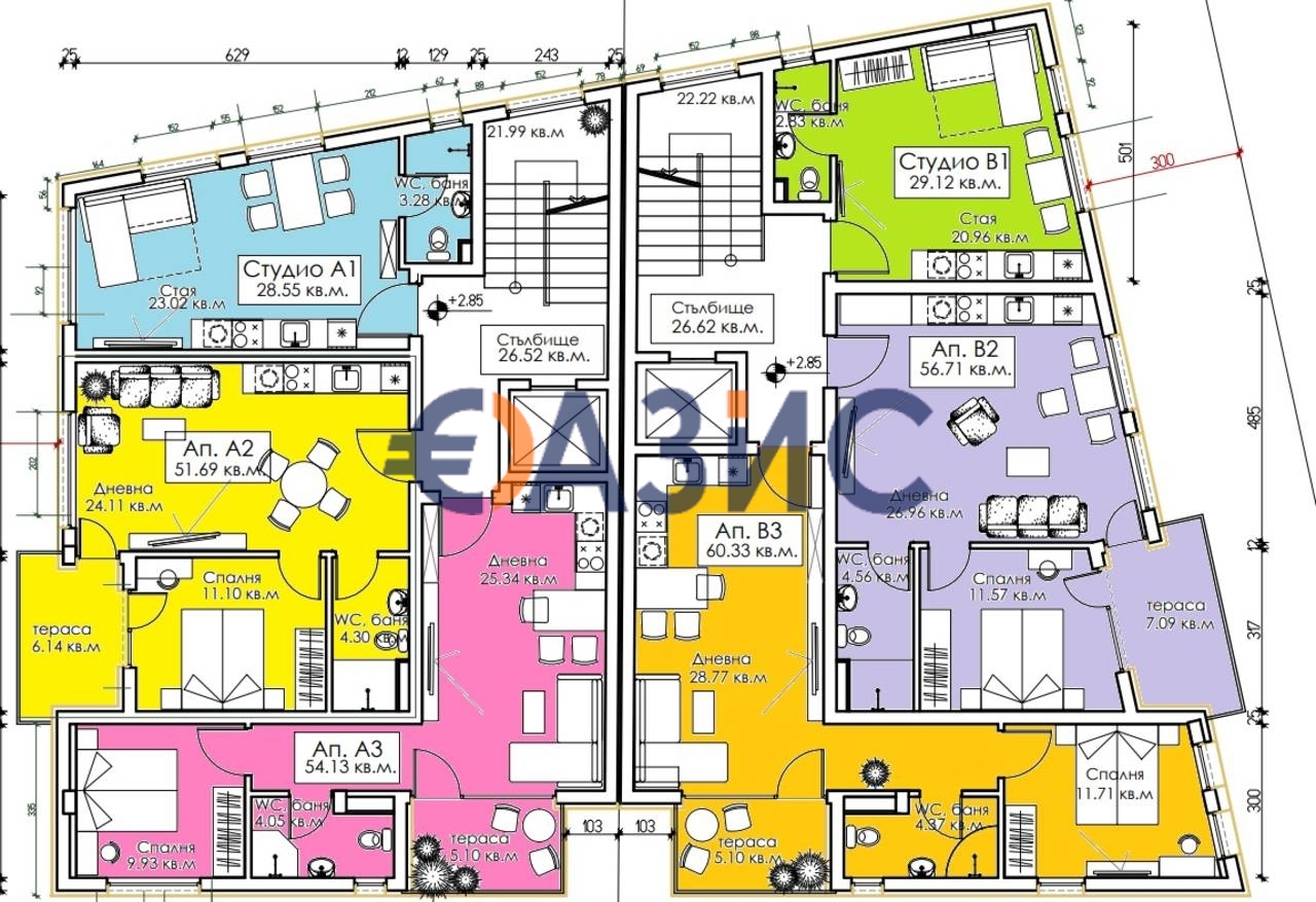 Apartment in Sozopol, Bulgaria, 75.2 m² - picture 12