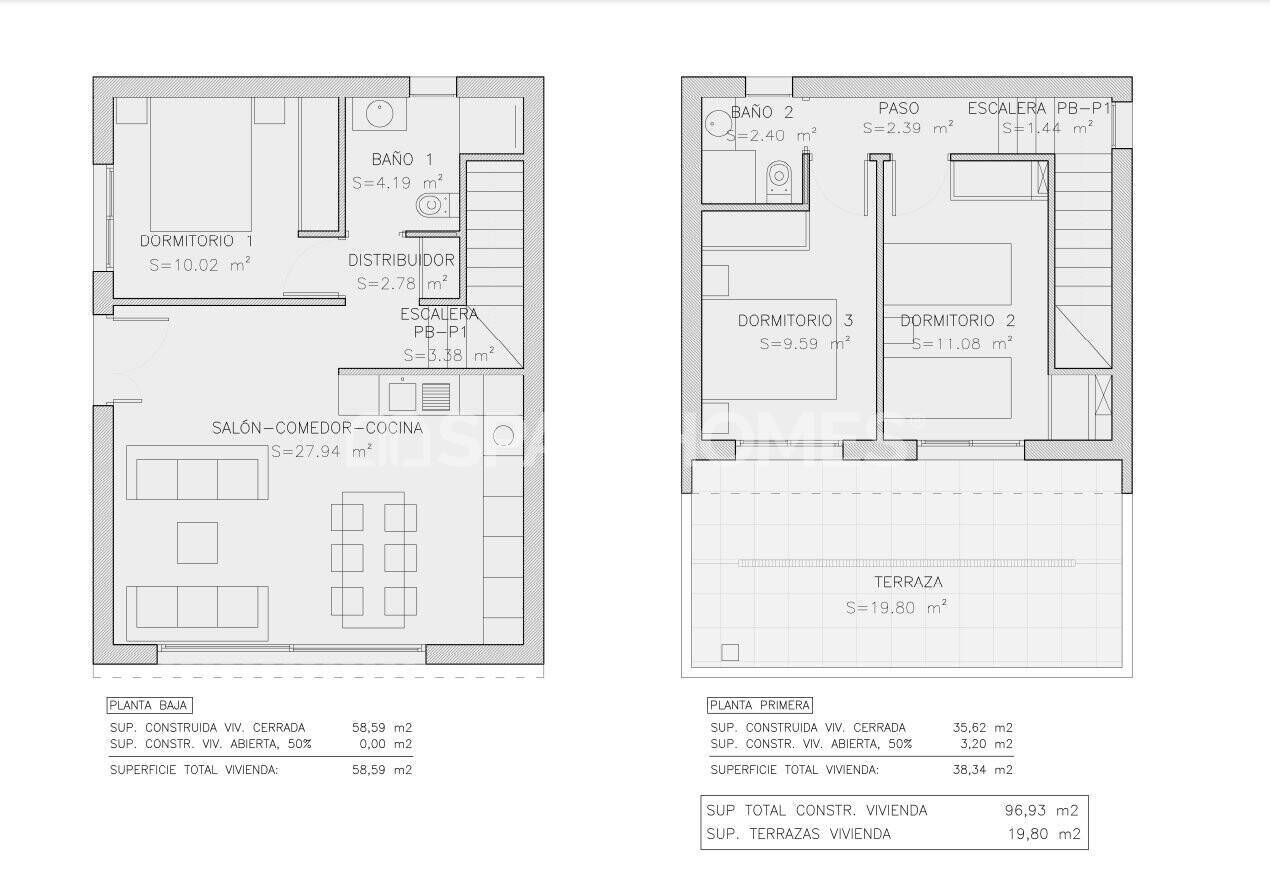 Villa in Orihuela, Spain, 97 m² - picture 14