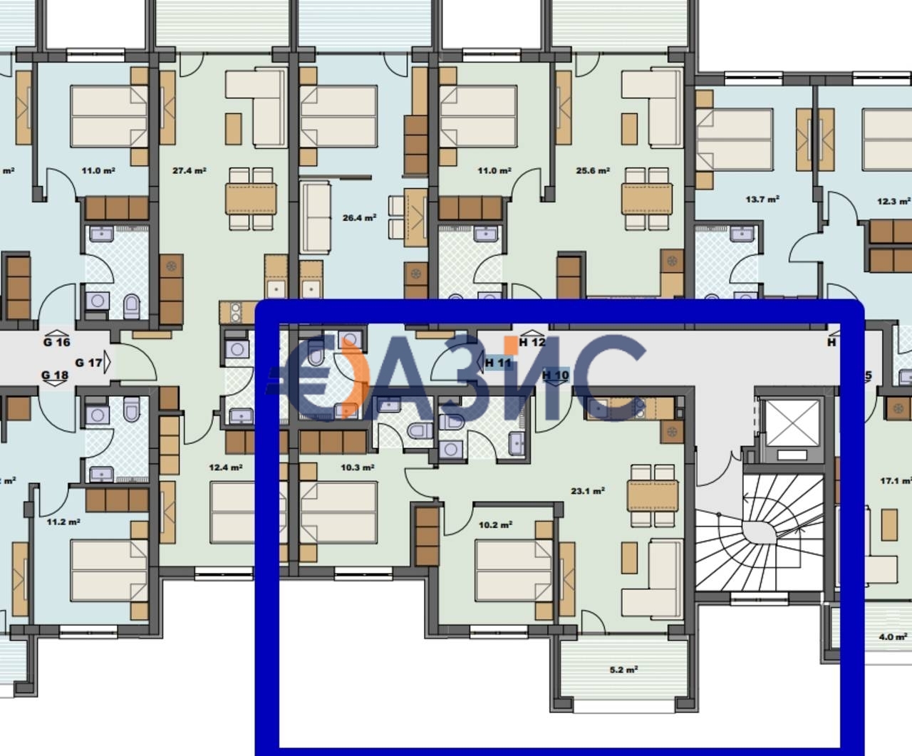 Apartment in Sozopol, Bulgarien, 73.2 m² - Foto 6