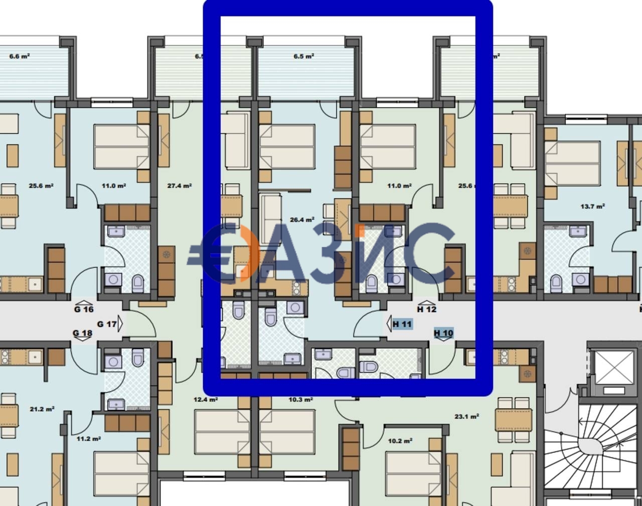 Appartement à Sozopol, Bulgarie, 49.1 m² - image 6