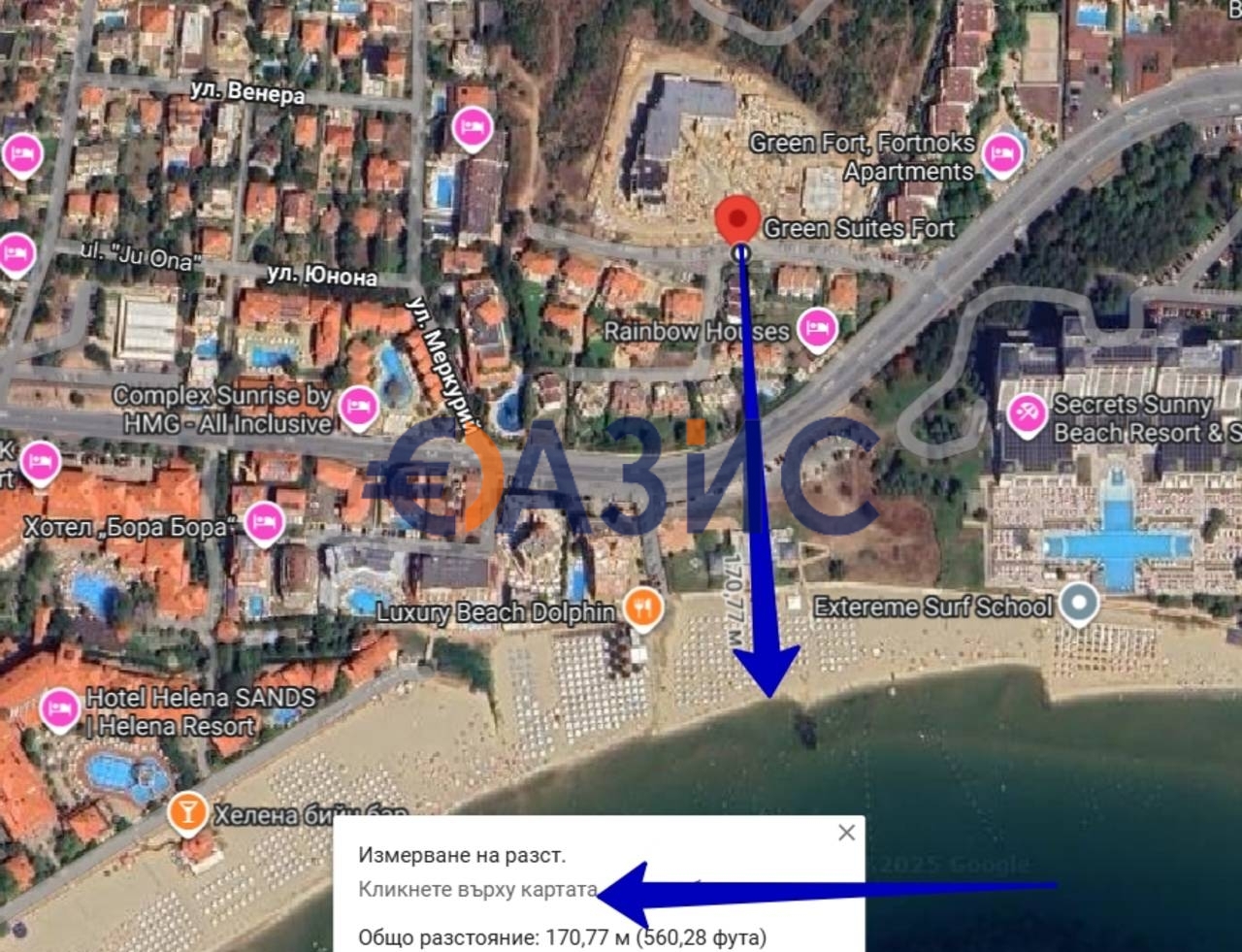 Apartamento en Sveti Vlas, Bulgaria, 59.3 m² - imagen 19