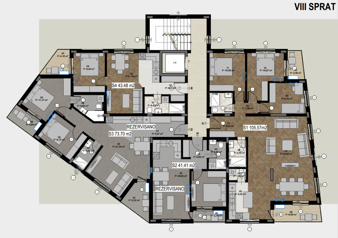 Flat in Bar, Montenegro, 44 m² - picture 5