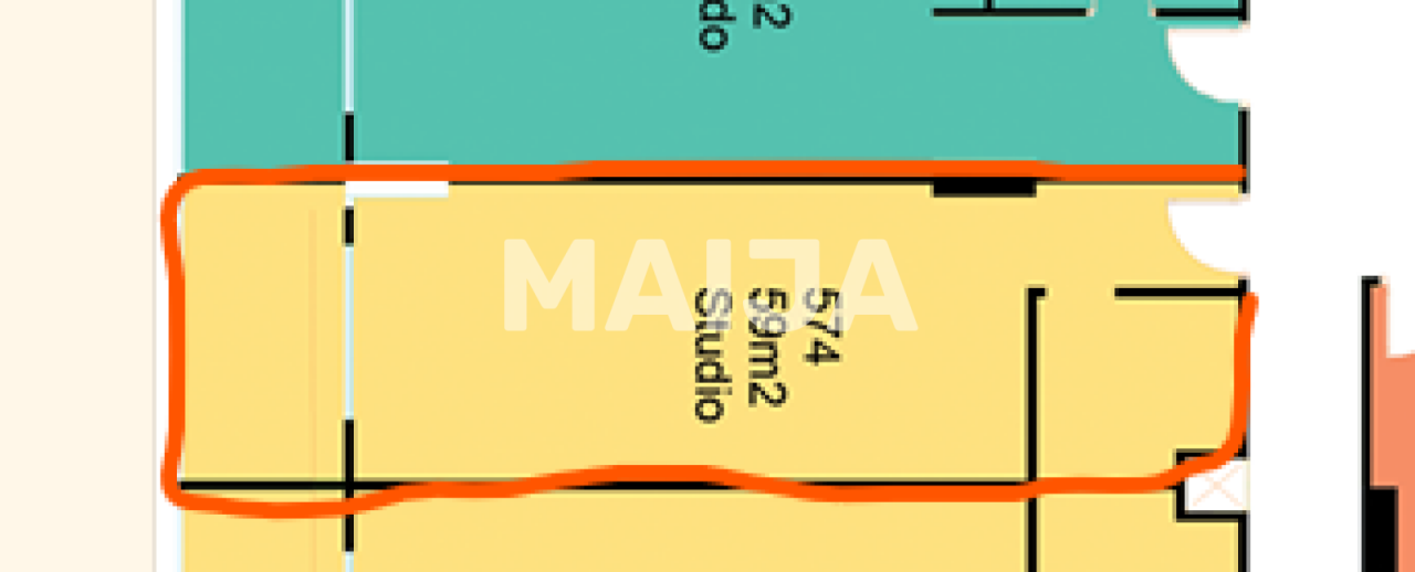 Apartamento en Hurghada, Egipto, 62 m² - imagen 2