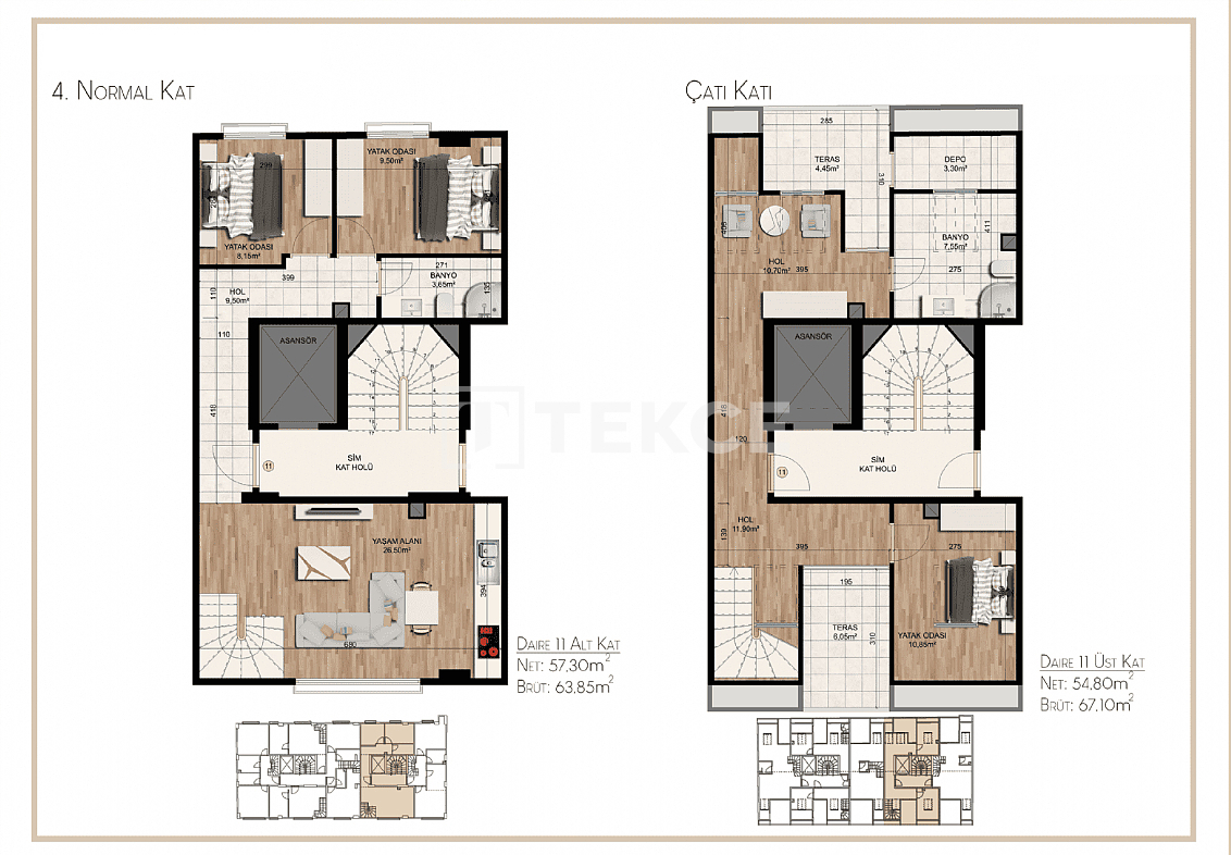 Apartment in Istanbul, Turkey, 38 m² - picture 5