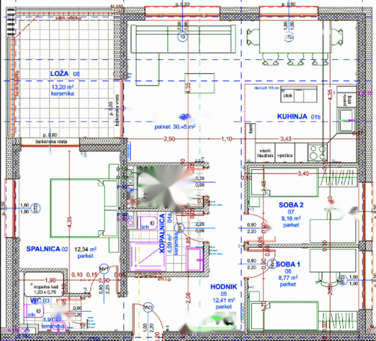 Piso en Liubliana, Eslovenia, 98 m² - imagen 2