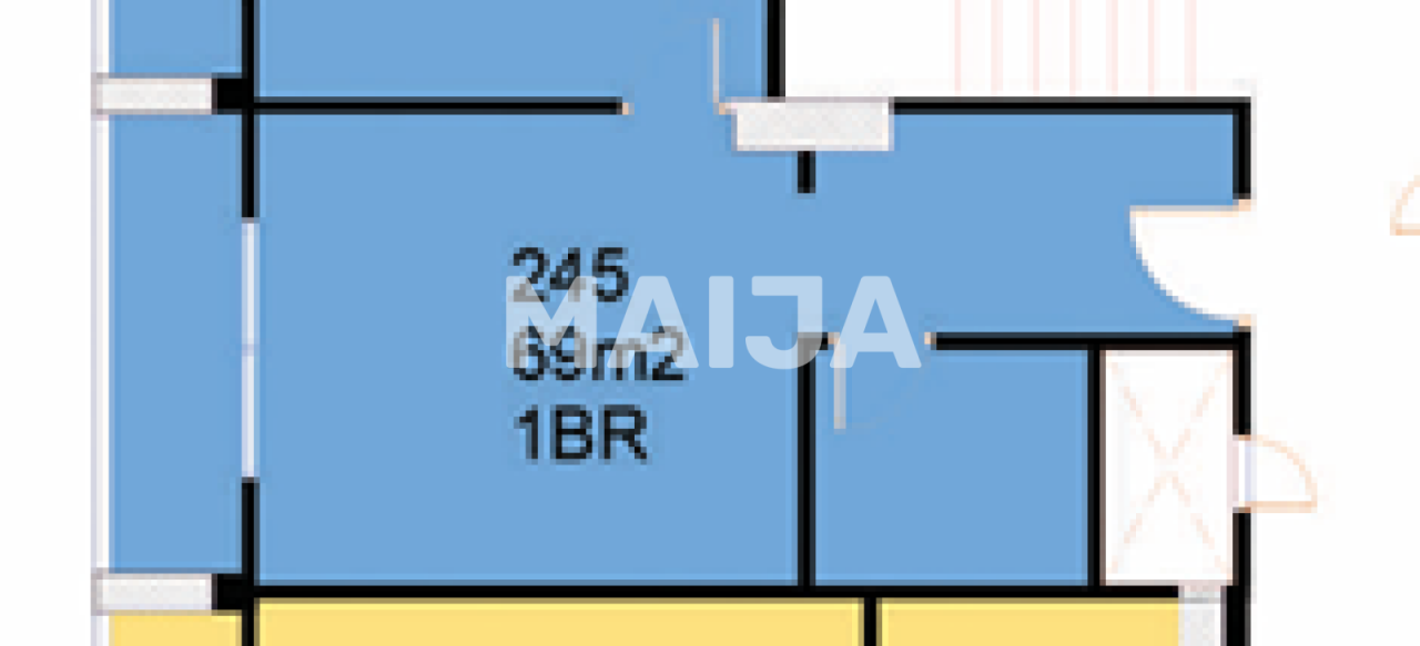 Apartamento en Hurghada, Egipto, 69 m² - imagen 2