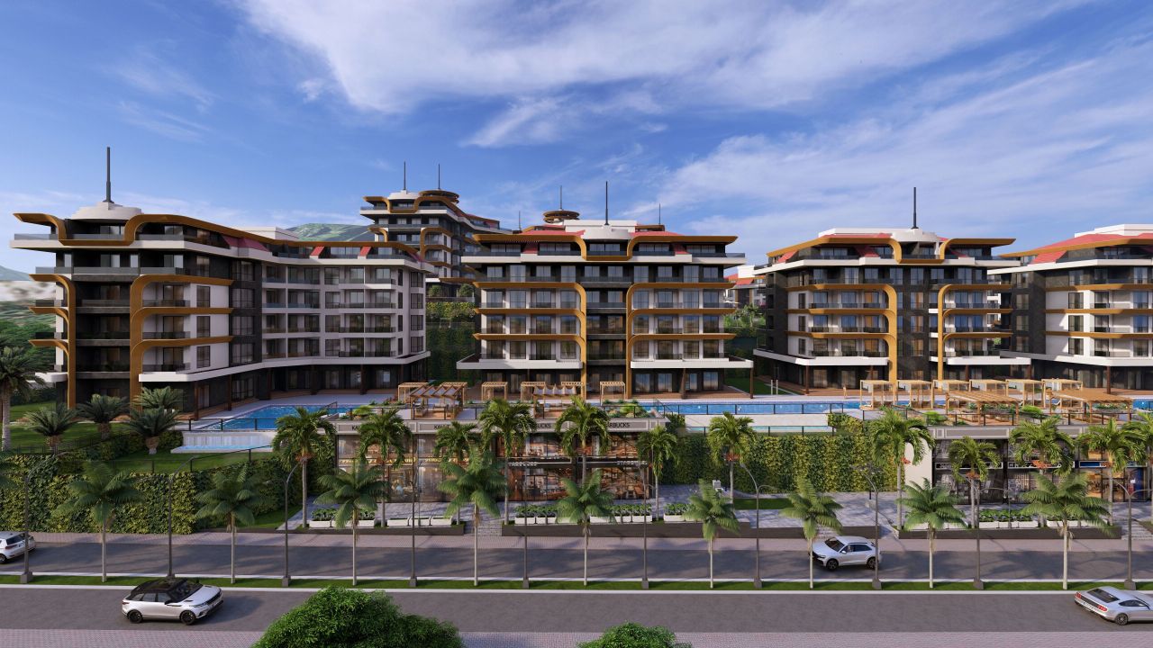 Appartamenti a Alanya, Turchia, 56 m² - foto 2