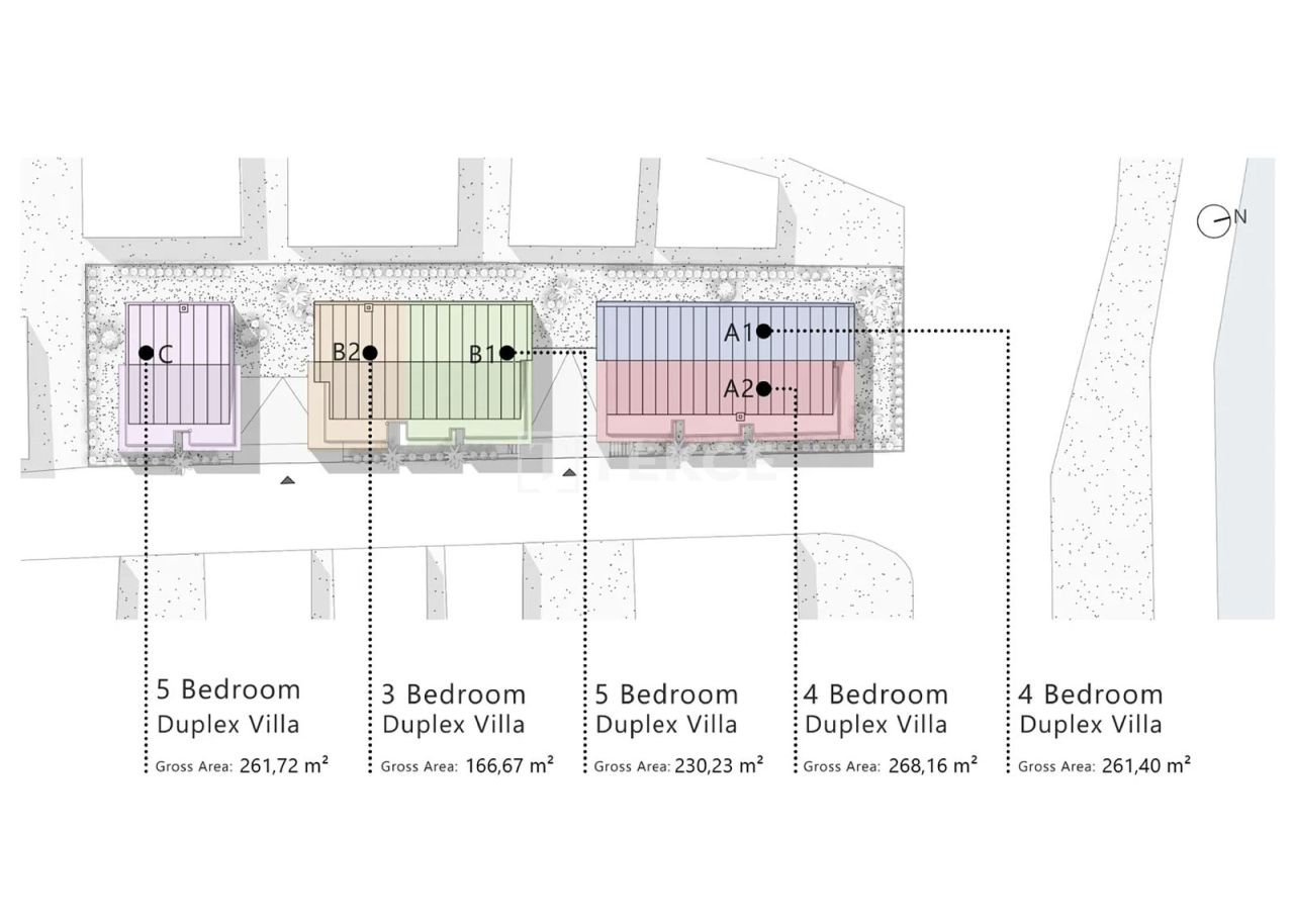 Villa Güzelbahçe, Turchia, 261 m² - foto 14