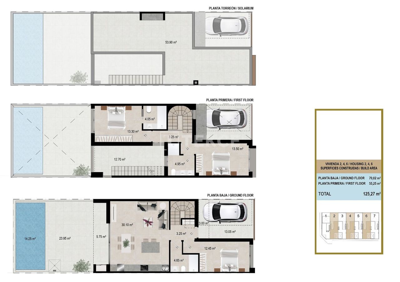 Townhouse a San Javier, Spagna, 125 m² - foto 14