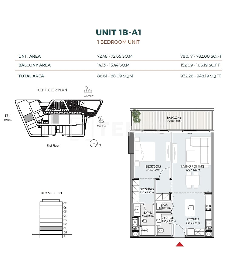 Appartamenti a Dubai, EAU, 41 m² - foto 17
