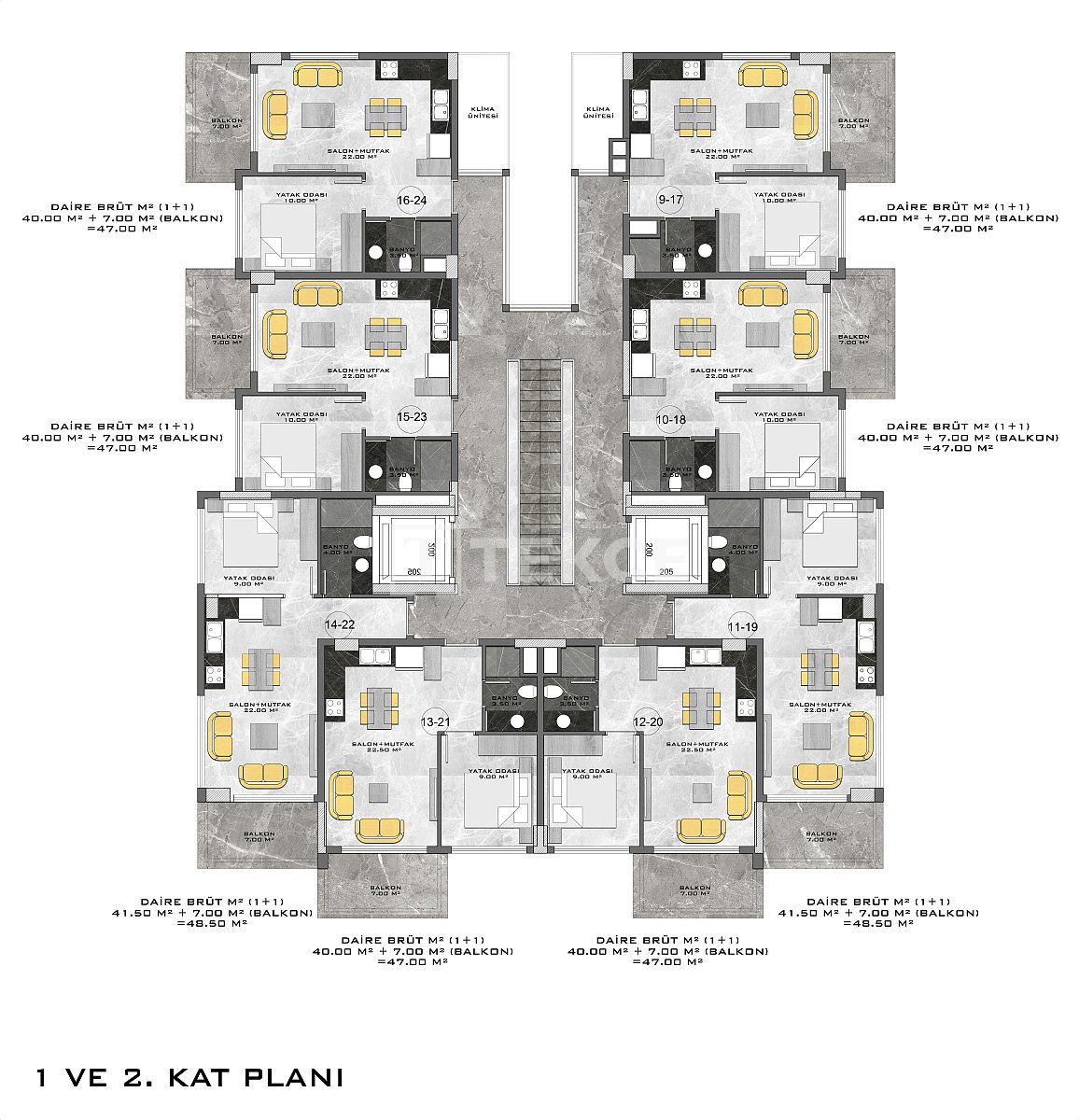 Appartamenti a Alanya, Turchia, 187 m² - foto 7